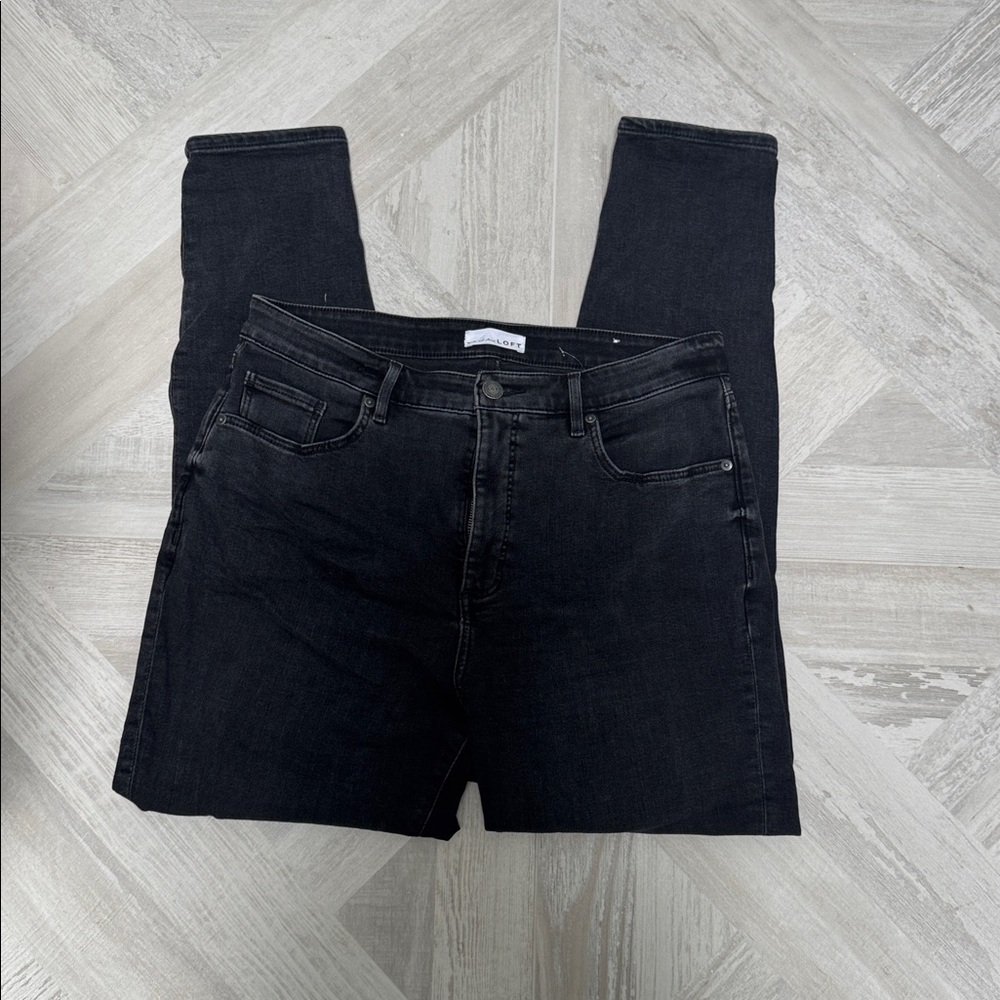 LOFT Charcoal Denim Pants